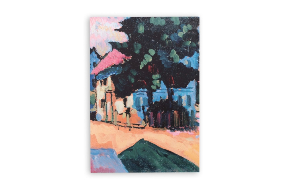 Cкетчбук А5. Автор: Василий Кандинский; Картина: «View of Murnau»