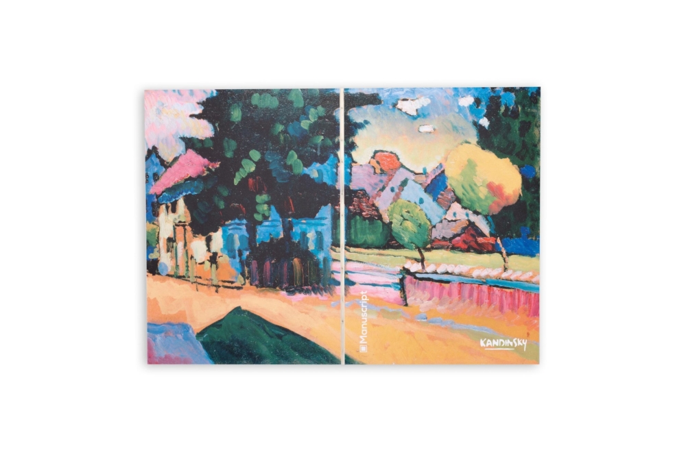 Cкетчбук А5. Автор: Василий Кандинский; Картина: «View of Murnau»