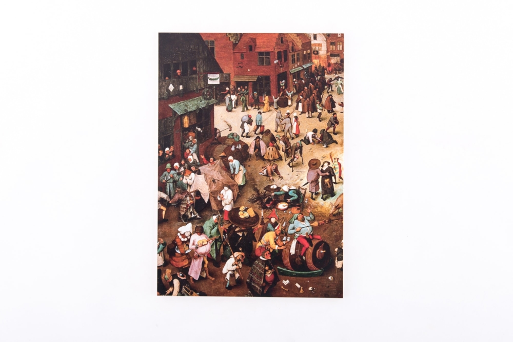 Cкетчбук А5. Автор: Питер Брейгель Старший; Картина: «Het gevecht tussen Carnaval en Vastentijd»