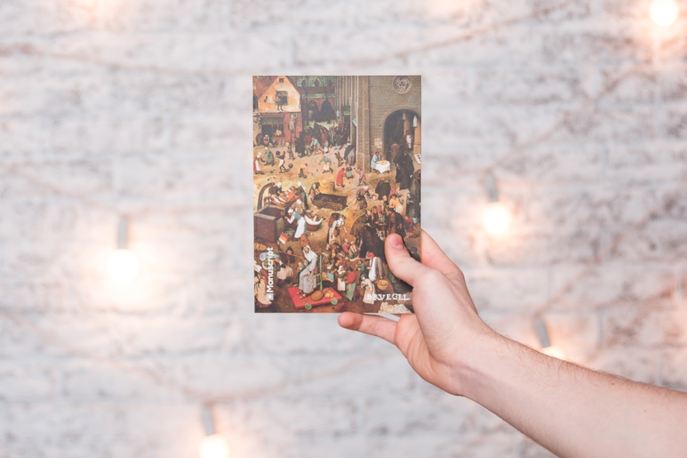 Cкетчбук А5. Автор: Питер Брейгель Старший; Картина: «Het gevecht tussen Carnaval en Vastentijd»