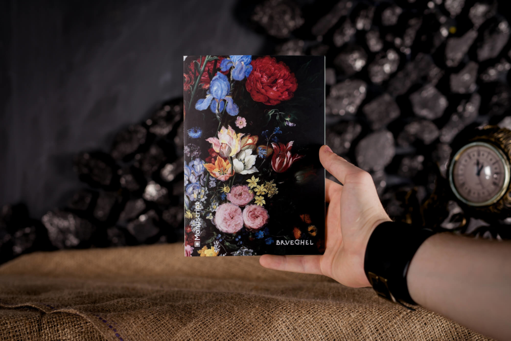 Cкетчбук А5. Автор: Ян Брейгель Старший; Картина: «Flowers In A Vase»