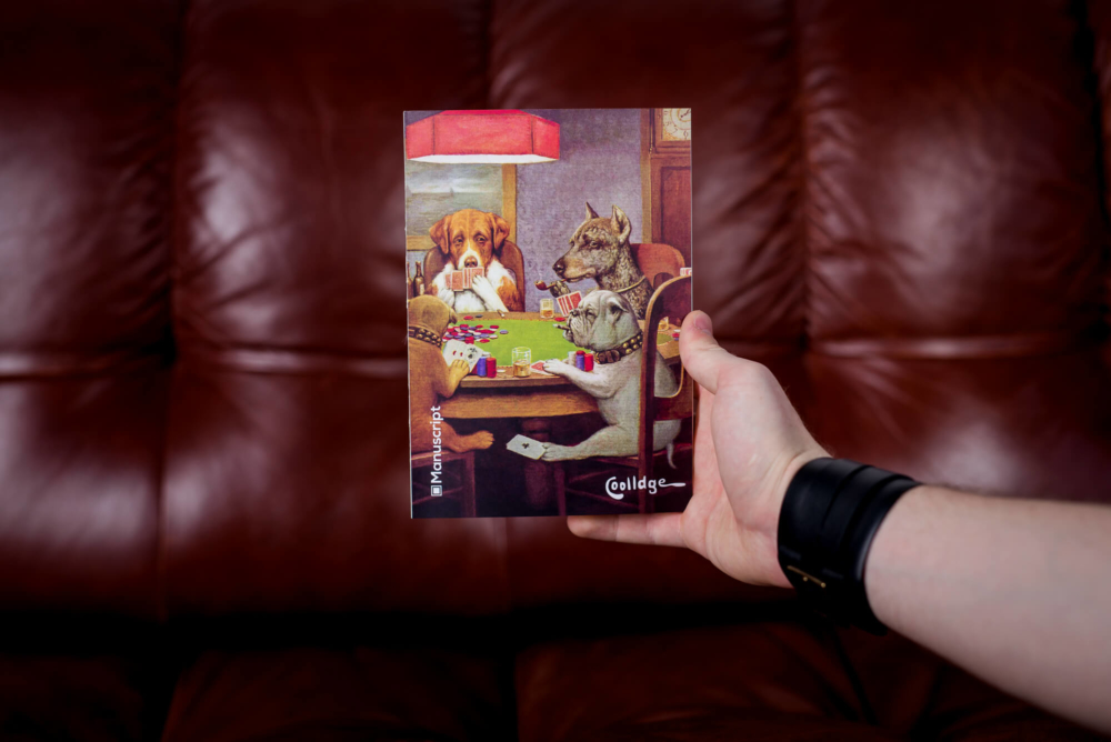 Cкетчбук А5. Автор: Кассиус Марцелл Кулидж; Картина: «A friend in need»